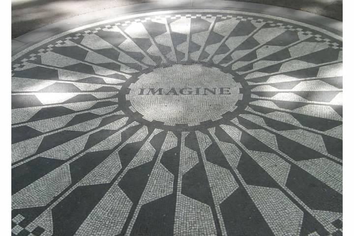 Strawberry Fields - Central Park’s Memorial to John Lennon, taken 2008 during my trip to NYC.