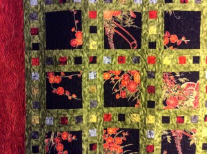 Asian Fabric Slideshow - pieced by T. Hogan, long arm quilting by BA Guadalupe