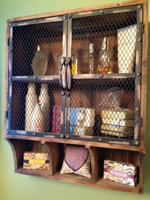 In the guest bathroom