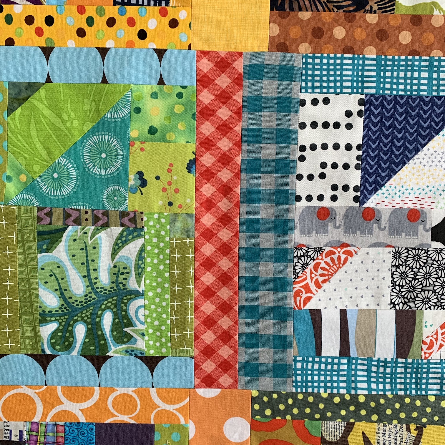 9B- red plaid filler