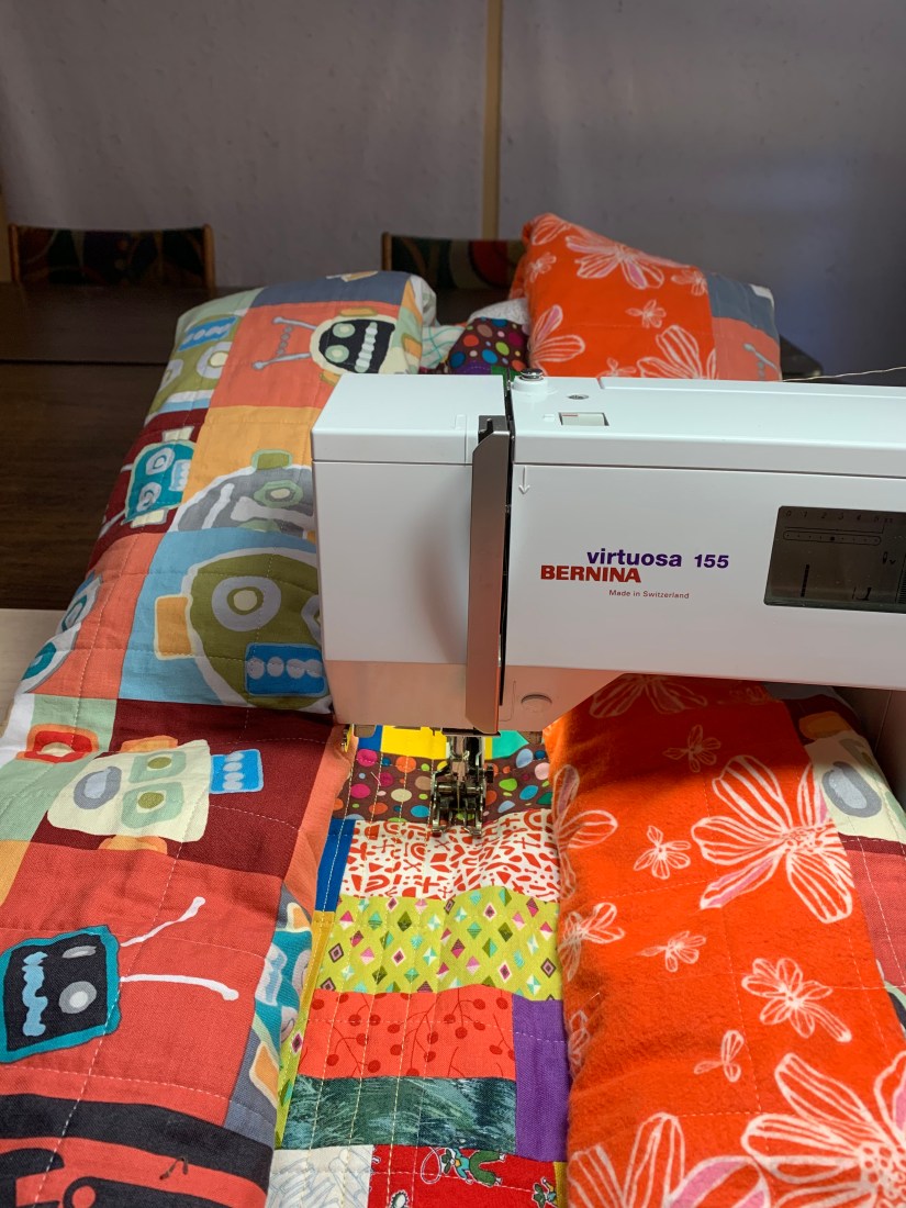 #13- first stitching lines